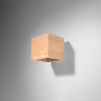 Sollux SL.0491 Wandleuchte QUAD Natural Holz 2