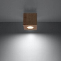 Sollux SL.0493 Deckenleuchte QUAD Natural Holz 3
