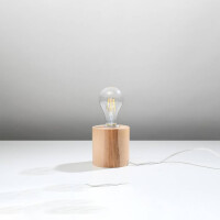 Sollux SL.0674 Tischlampe SALGADO Natural Holz 2