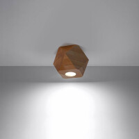Sollux SL.1009 Deckenleuchte WOODY 1 Natural Holz 3