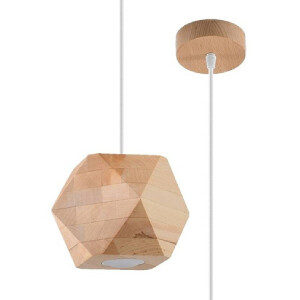 Sollux SL.1011 Pendelleuchte WOODY Natural Holz