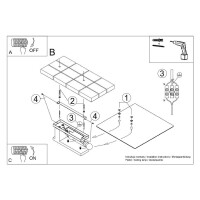 Sollux SL.1093 Deckenleuchte LAPPO wei&szlig;