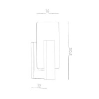 Sollux SL.1096 Wandleuchte LAPPO wenge 7