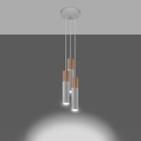 Sollux SL.1013 Pendelleuchte PABLO 3P weiß 3