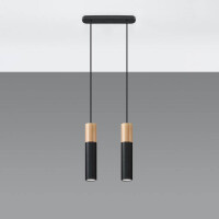 Sollux SL.0633 Pendelleuchte PABLO 2 schwarz 2