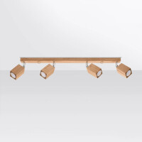 Sollux SL.1038 Deckenleuchte KEKE 4 Eiche 2