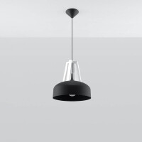 Sollux SL.0389 Pendelleuchte CASCO schwarz/weiß 2