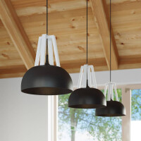 Sollux SL.0389 Pendelleuchte CASCO schwarz/weiß 8