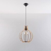 Sollux SL.0391 Pendelleuchte ARANCIA Natural Holz 2