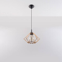 Sollux SL.0393 Pendelleuchte POMPELMO Natural Holz 2