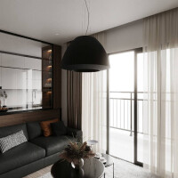 Sollux SL.0734 Kronleuchter BELLA 60 schwarz 7