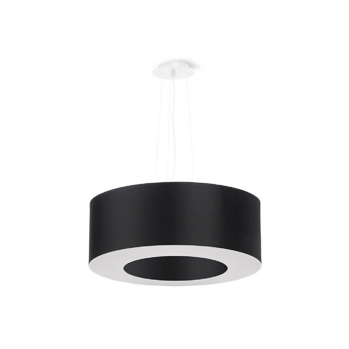 Sollux SL.0748 Kronleuchter SATURNO 50 schwarz