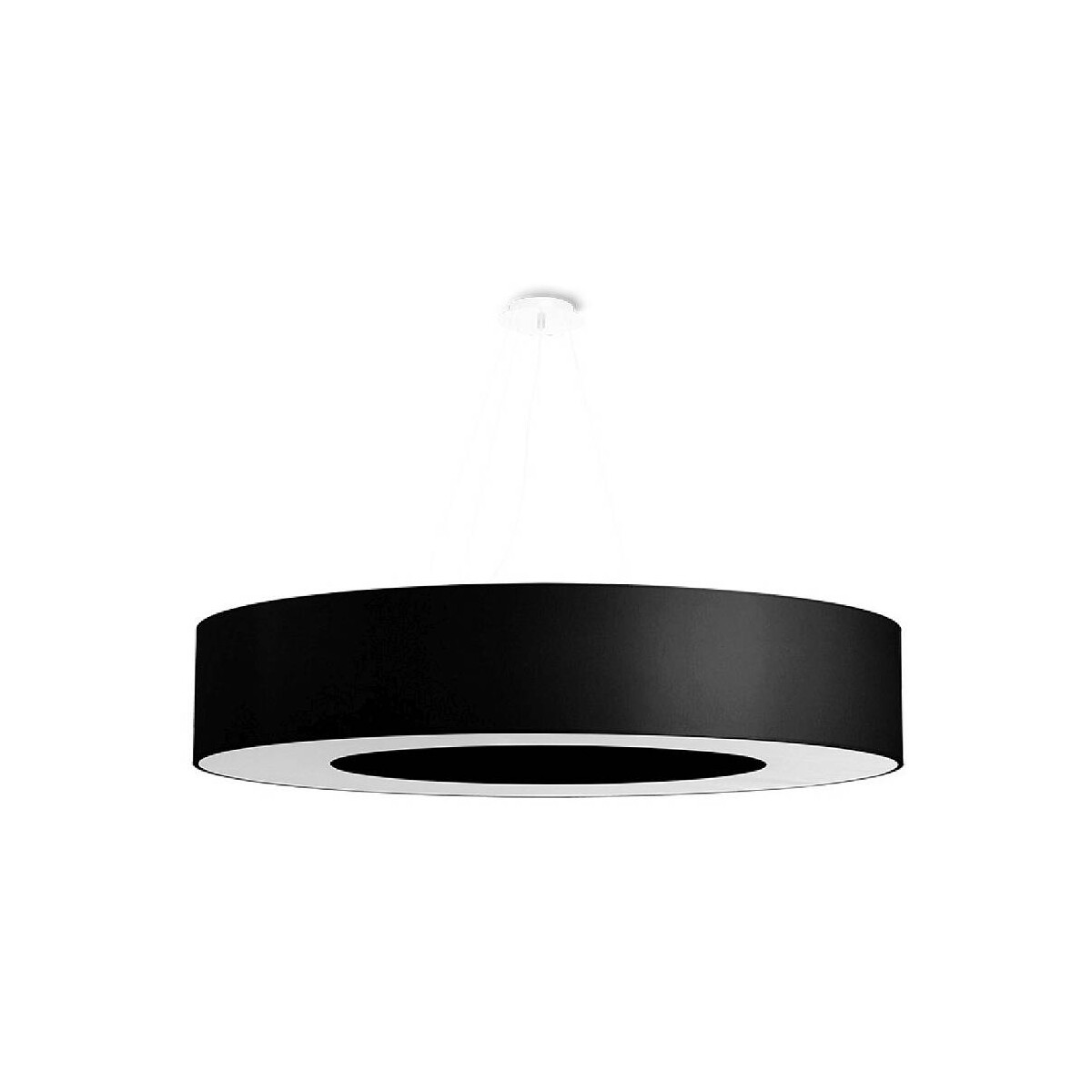 Sollux SL.0796 Kronleuchter SATURNO 90 schwarz