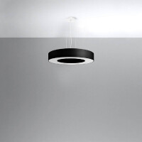 Sollux SL.0750 Kronleuchter SATURNO SLIM 50 schwarz 2