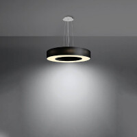 Sollux SL.0750 Kronleuchter SATURNO SLIM 50 schwarz 3