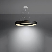 Sollux SL.0754 Kronleuchter SATURNO SLIM 70 schwarz 3