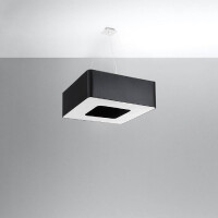 Sollux SL.0784 Kronleuchter URANO 60 schwarz 2