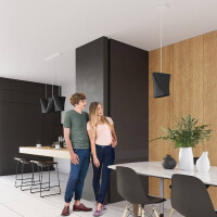 Sollux SL.0772 Kronleuchter BLUM 3 schwarz 6
