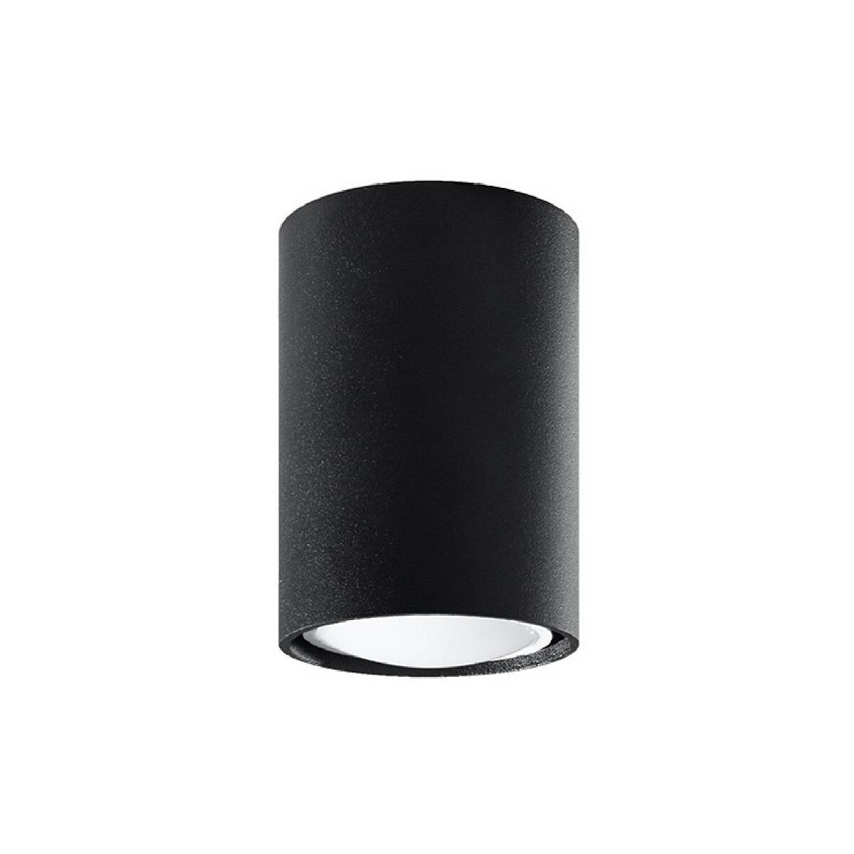 Deckenspot LAGOS 10 schwarz rund GU10 6x10 cm
