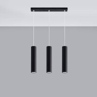 Sollux SL.0329 Pendelleuchte LAGOS 3 schwarz 2