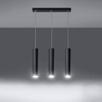 Sollux SL.0329 Pendelleuchte LAGOS 3 schwarz 3