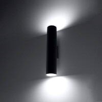 Sollux SL.0330 Wandleuchte LAGOS 2 schwarz 3