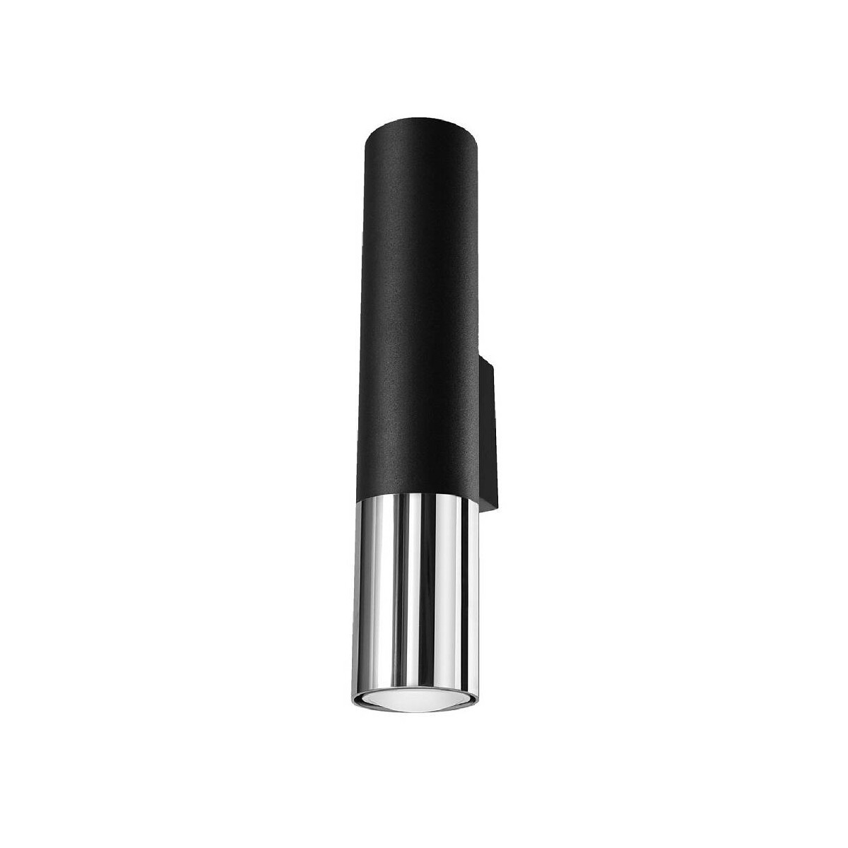 Sollux SL.0938 Wandleuchte LOOPEZ schwarz/Chrom