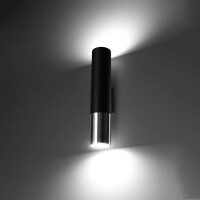 Sollux SL.0938 Wandleuchte LOOPEZ schwarz/Chrom 3