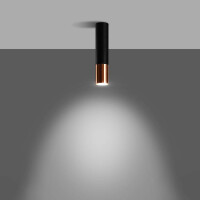 Sollux SL.0945 Deckenleuchte LOOPEZ schwarz/Kupfer 3
