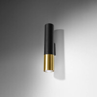 Sollux SL.0950 Wandleuchte LOOPEZ schwarz/Gold 2