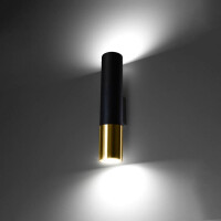 Sollux SL.0950 Wandleuchte LOOPEZ schwarz/Gold 3