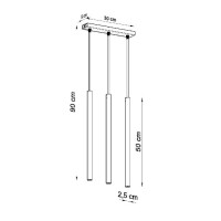 Sollux SL.0466 Pendelleuchte PASTELO 3 weiß 4