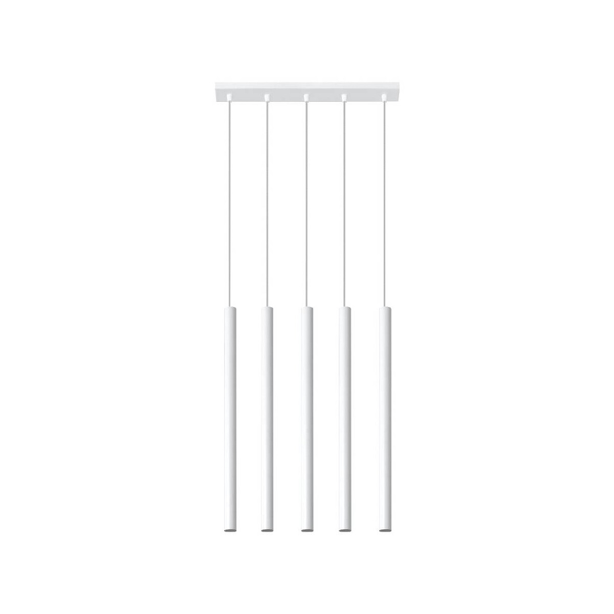 Sollux SL.0468 Pendelleuchte PASTELO 5 weiß