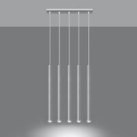 Sollux SL.0468 Pendelleuchte PASTELO 5 weiß 3