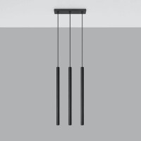 Sollux SL.0470 Pendelleuchte PASTELO 3 schwarz 2