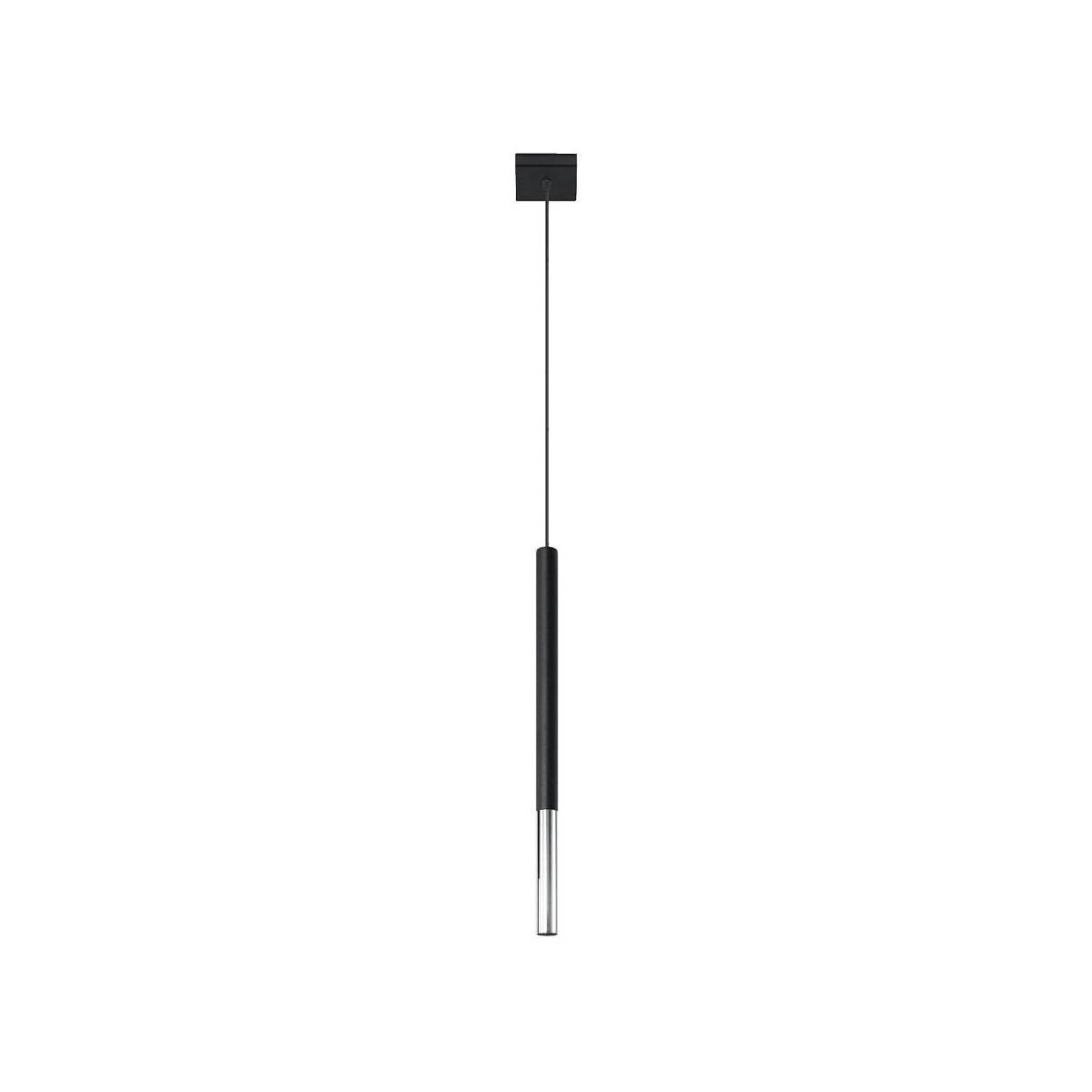 Sollux SL.0885 Pendelleuchte MOZAICA 1 schwarz/Chrom
