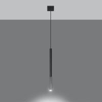 Sollux SL.0885 Pendelleuchte MOZAICA 1 schwarz/Chrom 3