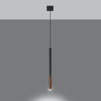 Sollux SL.0888 Pendelleuchte MOZAICA 1 schwarz/Kupfer 3