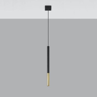 Sollux SL.0891 Pendelleuchte MOZAICA 1 schwarz/Gold 2