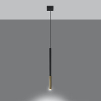 Sollux SL.0891 Pendelleuchte MOZAICA 1 schwarz/Gold 3