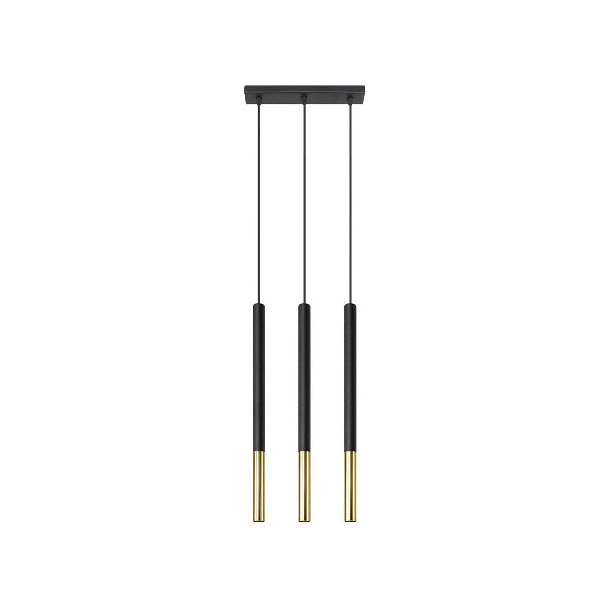 Sollux SL.0892 Pendelleuchte MOZAICA 3L schwarz/Gold