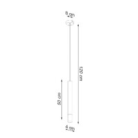 Sollux SL.0957 Pendelleuchte WEZYR 1 weiß 4
