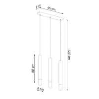 Sollux SL.0959 Pendelleuchte WEZYR 3 weiß 4