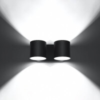 Sollux SL.0660 Wandleuchte ORBIS 2 schwarz 3