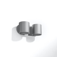 Sollux SL.0661 Wandleuchte ORBIS 2 grau 2