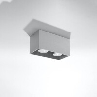 Sollux SL.0382 Deckenleuchte QUAD MAXI grau 2