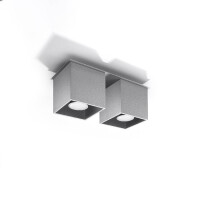 Sollux SL.0064 Deckenleuchte QUAD 2 grau 2