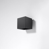 Sollux SL.0057 Wandleuchte QUAD 1 schwarz 2