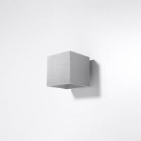 Sollux SL.0058 Wandleuchte QUAD 1 grau 2