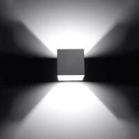 Sollux SL.0058 Wandleuchte QUAD 1 grau 3